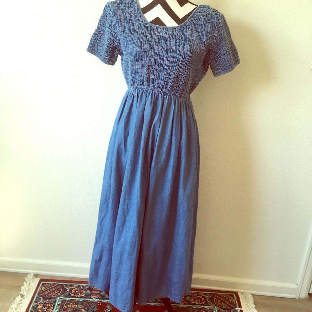 Vintage Blue Jean Dress